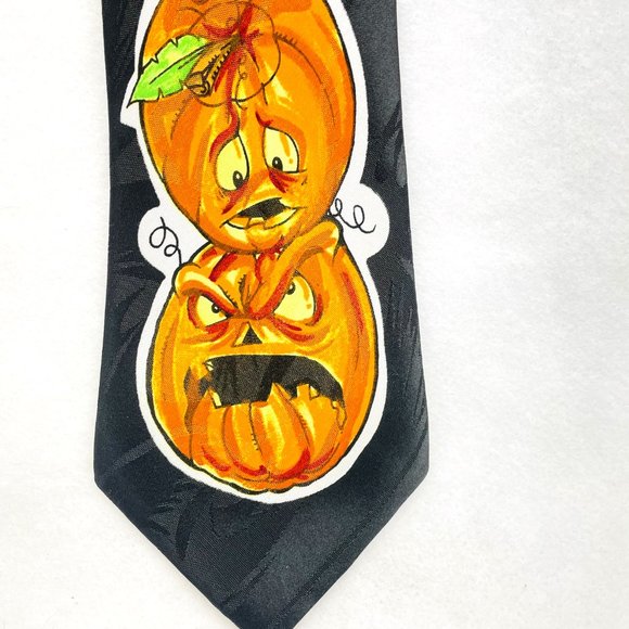 Brothers Handmade 100% Polyester Halloween Jack O Lanters/Pumpkins Korea L58" - Picture 5 of 14